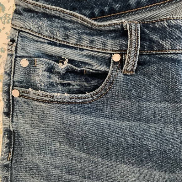 Liverpool Los Angeles Liv Non Skinny Skinny Distressed Cropped Jeans 10/30 - Picture 8 of 11